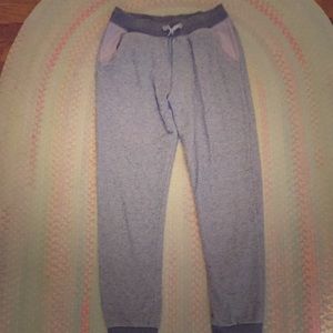 Grey and purple sweatpants size 10/12
